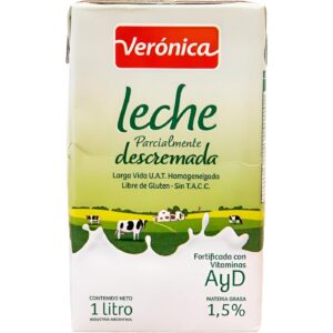 Leche Verónica Parcialmente Descremada 1 L